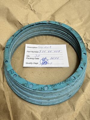 9.06.00.009 Guarnizione di tenuta circolare e anello di tenuta per la tenuta della flangia del condotto di bypass del motore aeronautico