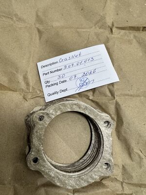4 Fori di montaggio a bullone uniformemente spaziati Guarnizione circolare resistente alle alte temperature con flange a più fori per la sigillatura della faccia finale nell'aviazione Guarnizione circolare di sigillamento